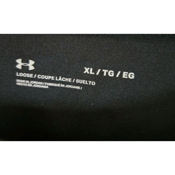 Under Armour Men's XL Loose Black Long Sleeved Top Shirt Performance Activewear - Picture 8 of 14